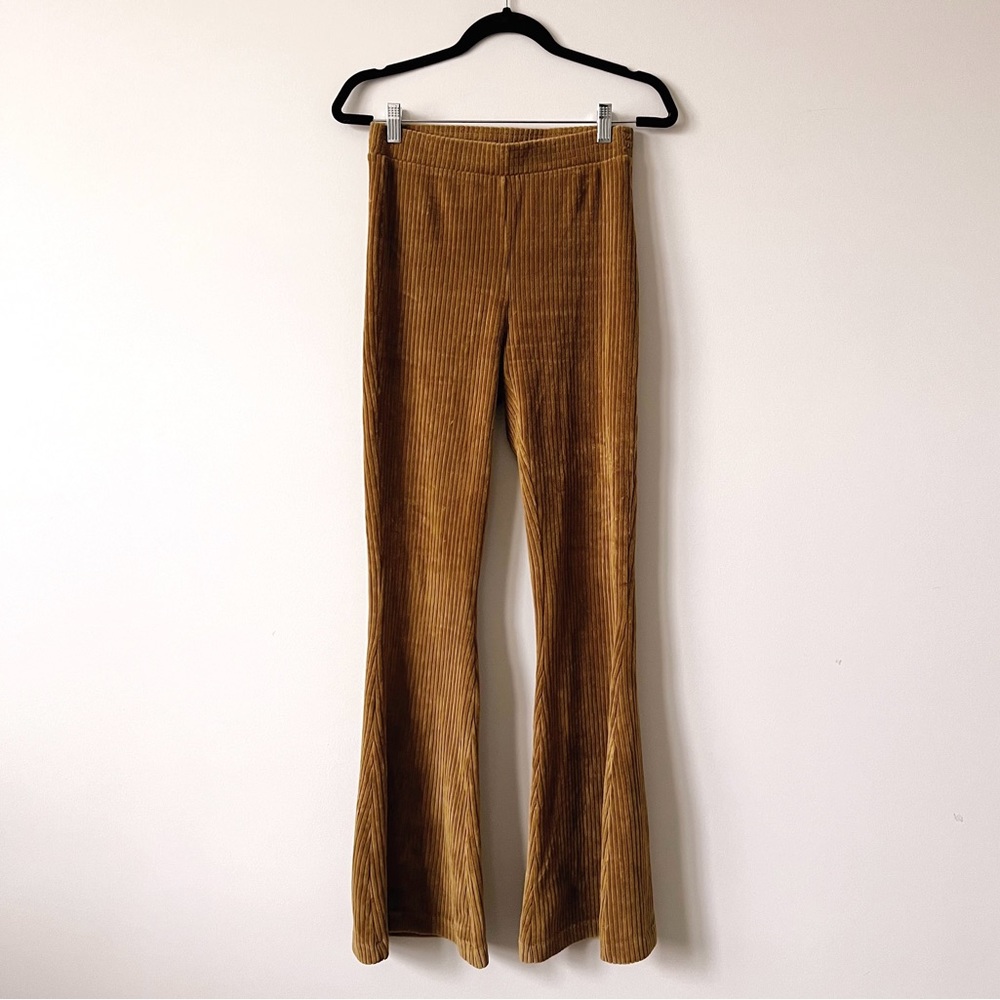 Velour Flare Leggings